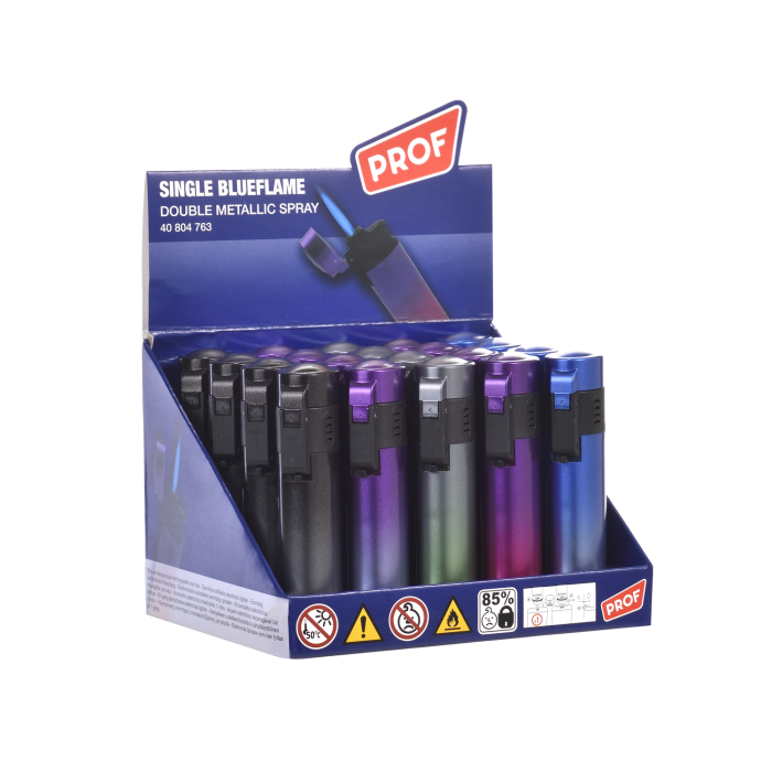 Prof Aναπτήρας Dual Color Metal Spray Grenade